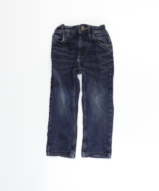 Next  Girls Blue   Straight Jeans Size 3 Years
