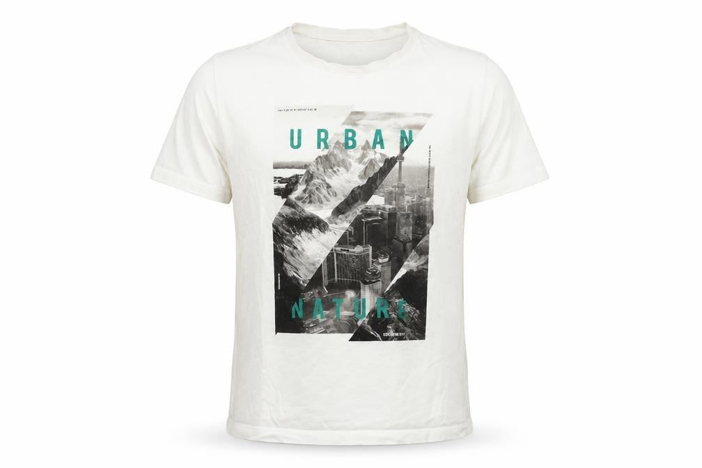 EDC Mens White    T-Shirt Size M