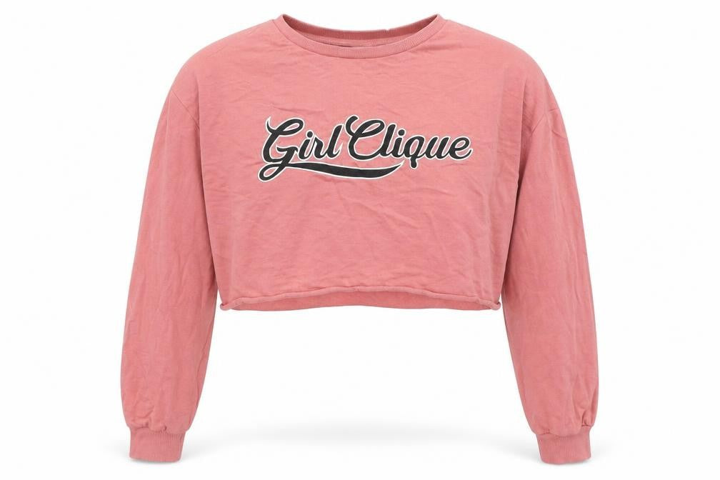 H&M Womens Pink   Pullover Sweatshirt Size S