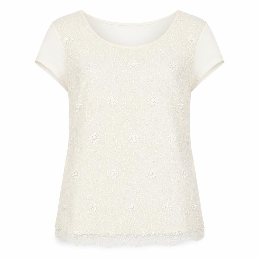 George Womens Ivory   Basic Blouse Size 14
