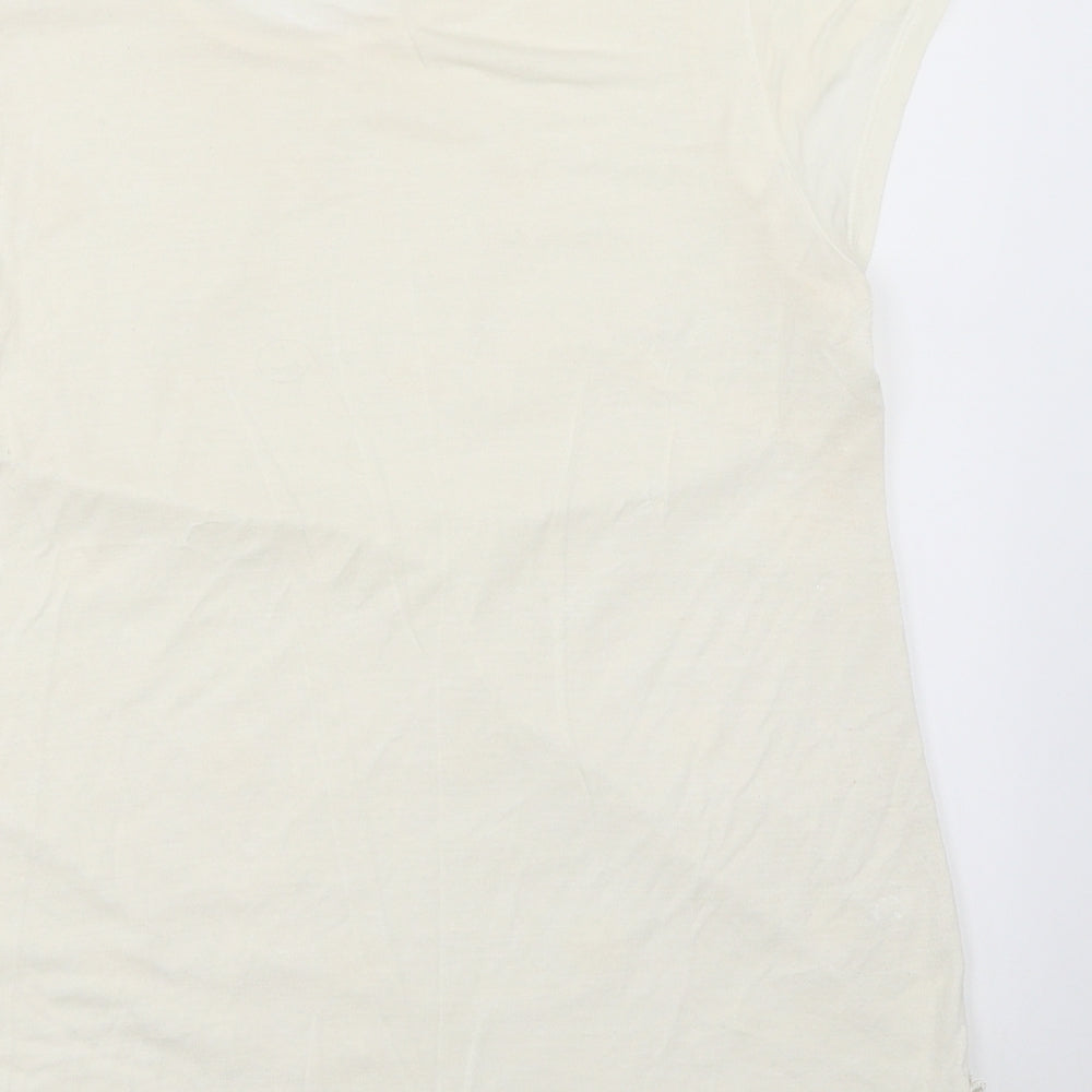 George Womens Ivory   Basic Blouse Size 14