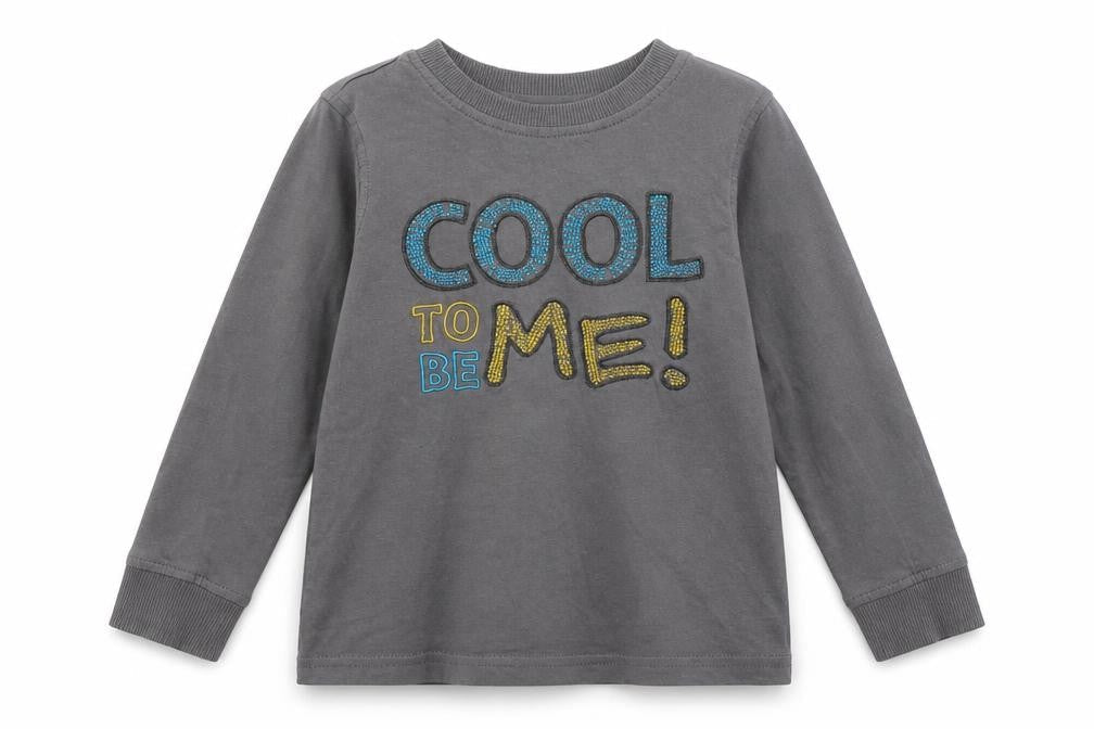 George Boys Grey   Basic T-Shirt Size 3-4 Years