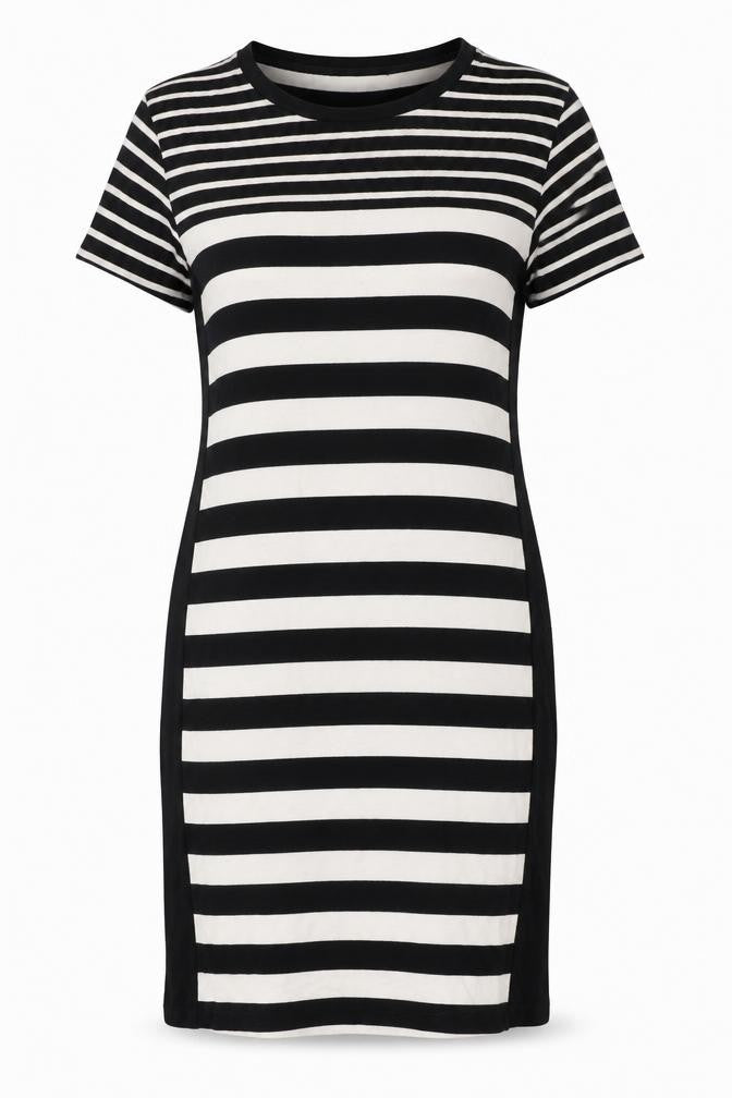 Zara Womens Black Striped  Bodycon  Size S