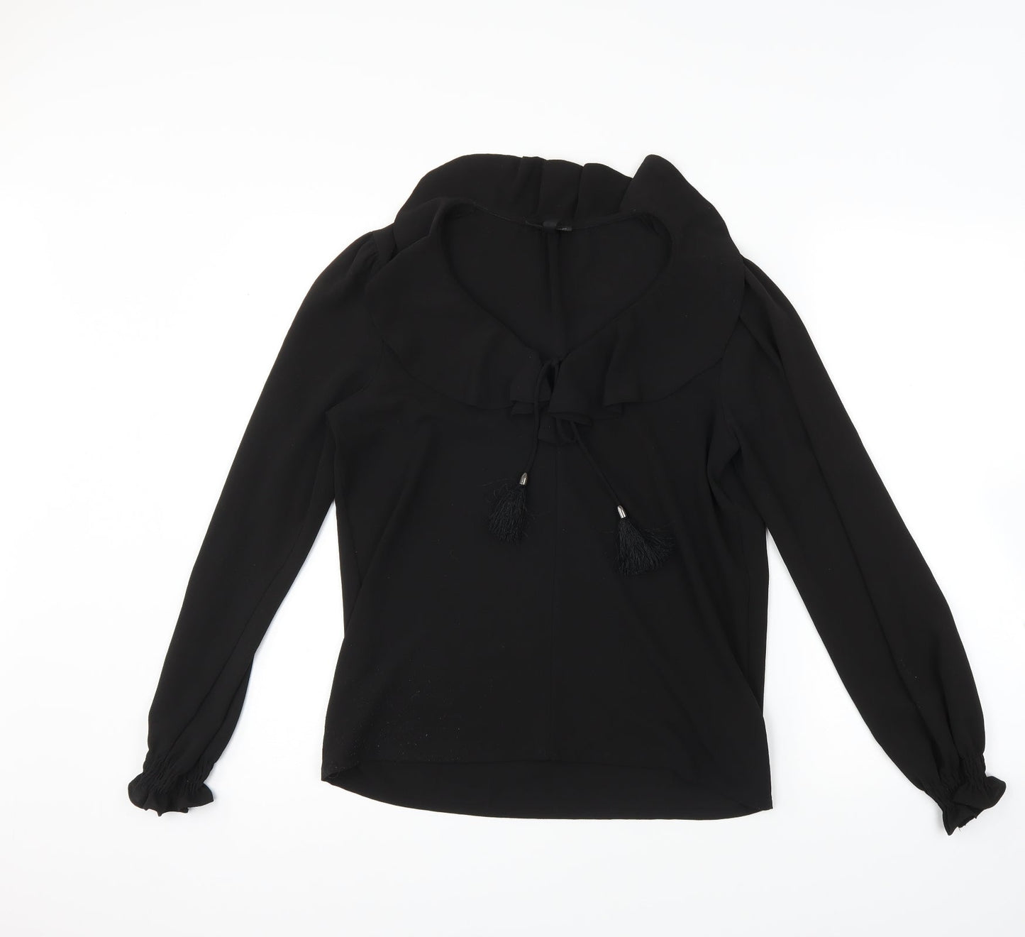 Topshop Womens Black   Basic Blouse Size 8