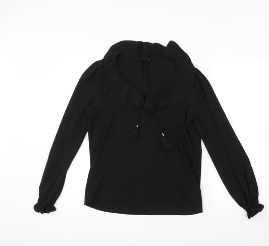 Topshop Womens Black   Basic Blouse Size 8