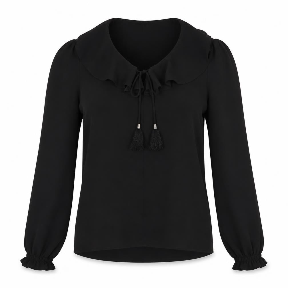 Topshop Womens Black   Basic Blouse Size 8