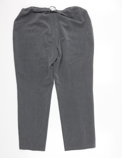 Bonmarché Womens Grey Trousers Size 16 L25 in