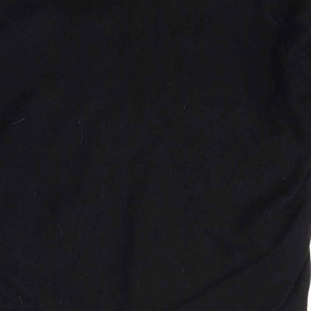 Performance Mens Black  Knit Pullover Jumper Size M