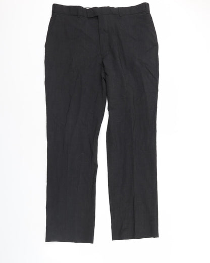 Preworn Womens Grey   Dress Pants Trousers Size 36 in L31 in