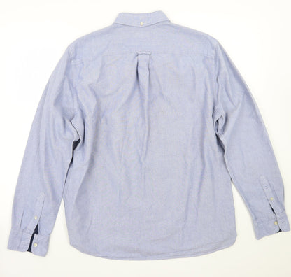 Next Mens Blue    Button-Up Size L