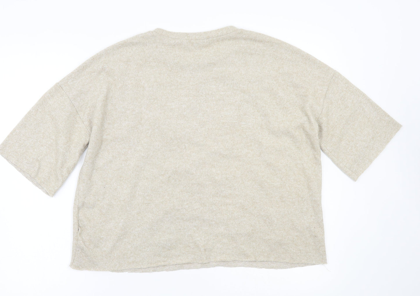 Zara Womens Beige   Pullover Jumper Size S