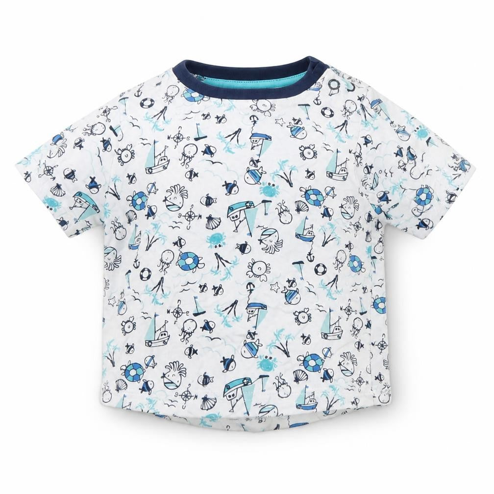 TU Baby White   Basic T-Shirt Size 6-9 Months