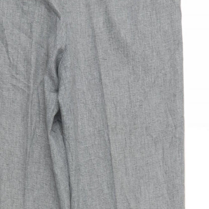 St Michael Womens Grey Trousers Size 14 L27 in