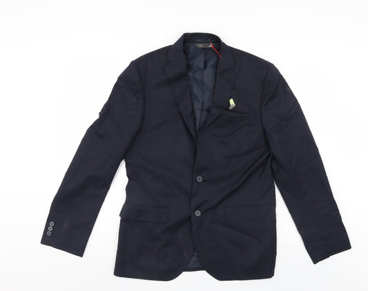 M&S Mens Blue   Jacket Suit Jacket