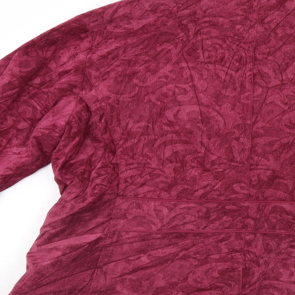 Chicos Womens Purple   Jacket  Size XS