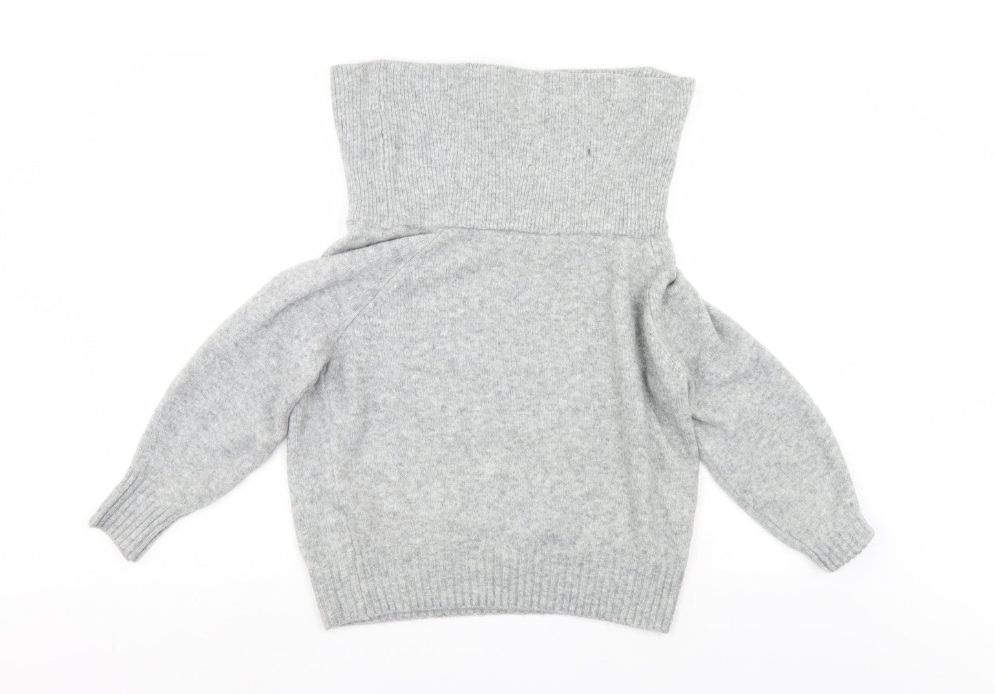 H&M Womens Grey   Pullover Jumper Size XS