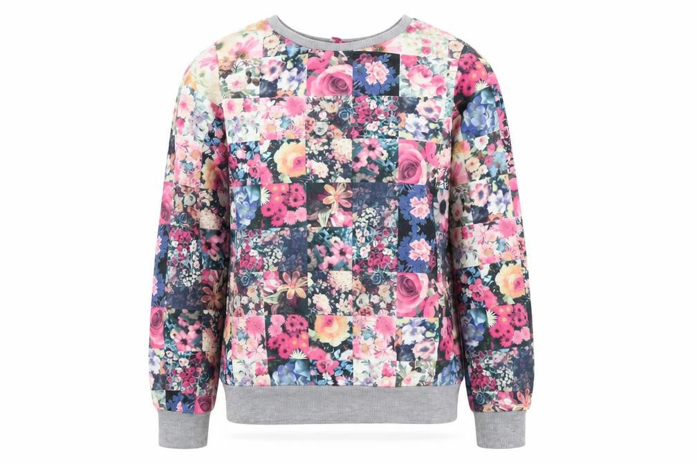 Kylie Girls Multicoloured Fair Isle  Pullover Sweatshirt Size 11-12 Years