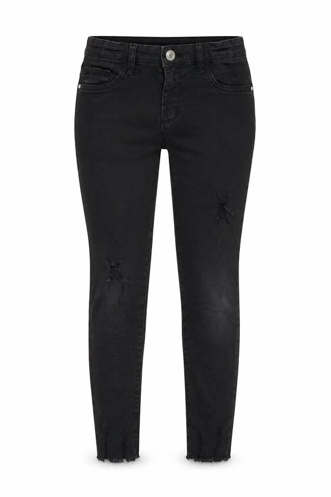Denim & Co. Girls Black  Denim Skinny Jeans Size 8-9 Years