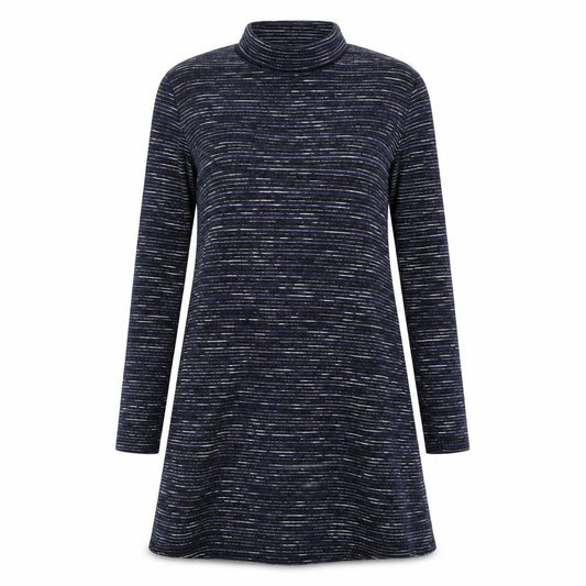 Miss Selfridge Womens Blue Striped  Jumper Dress  Size 8