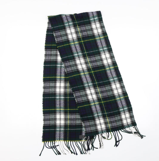 Preworn Unisex Green Plaid   Scarf