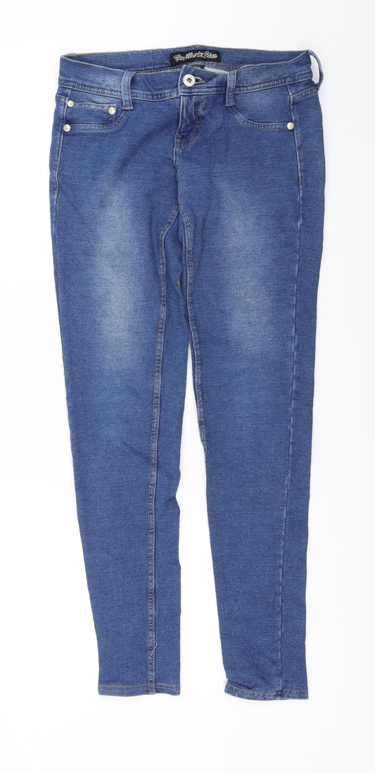 Vanilla Star Womens Blue  Denim Skinny Jeans Size 26 in L26 in