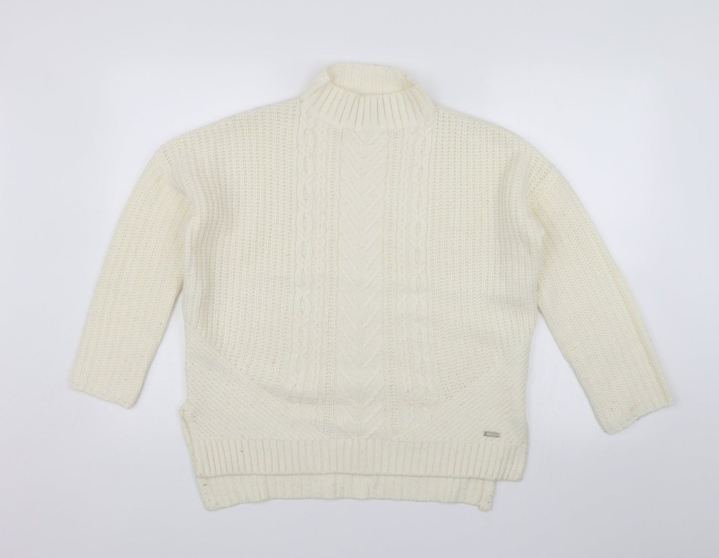 House Womens White   Pullover Jumper Size XS