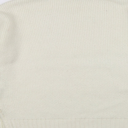 House Womens White   Pullover Jumper Size XS