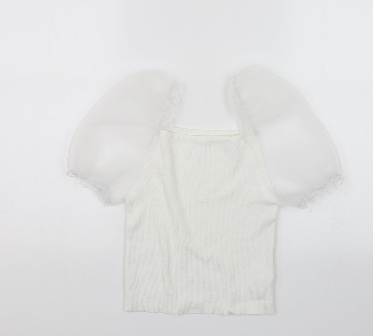 Flamant Rose Womens White   Basic Blouse Size S