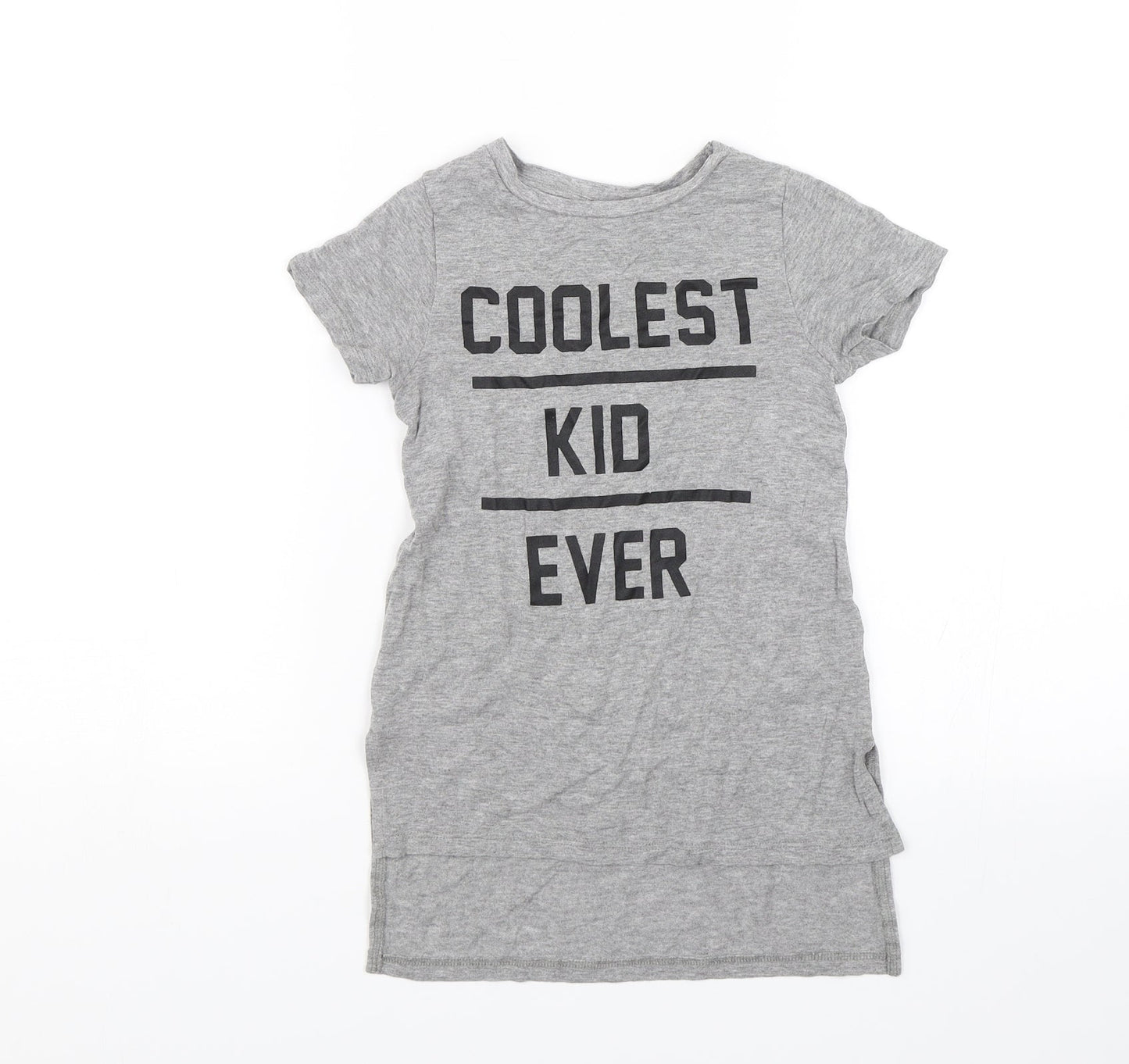 NEXT Girls Grey   Basic T-Shirt Size 3 Years  - Coolest kid ever