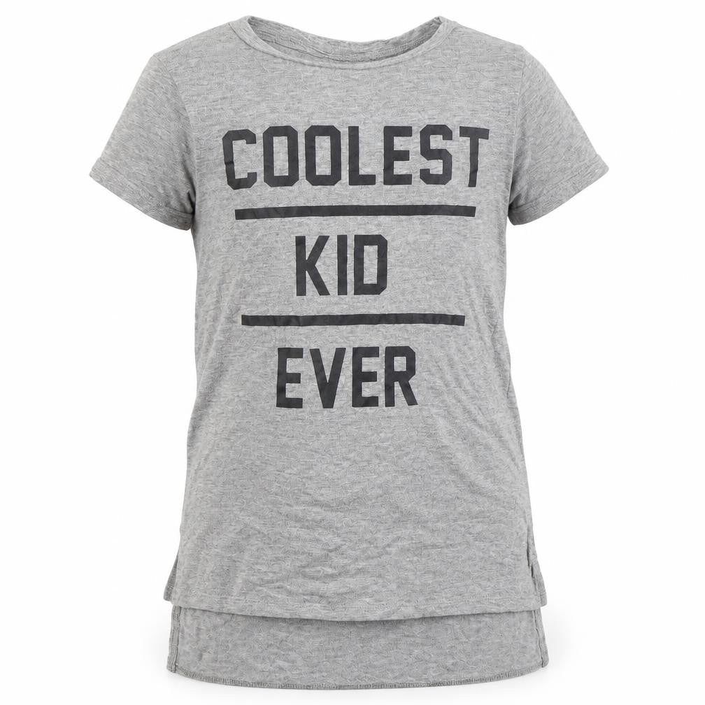 NEXT Girls Grey   Basic T-Shirt Size 3 Years  - Coolest kid ever