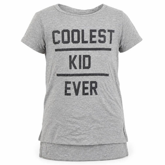 Next Girls Grey   Basic T-Shirt Size 3 Years  - Coolest kid ever