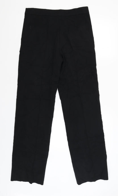 Next Womens Black   Windbreaker Trousers Size 8 L32 in