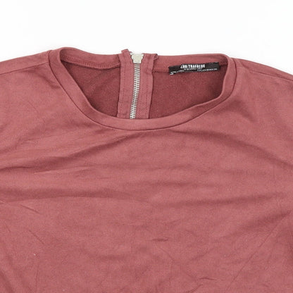 Zara Trafaluc Womens Red   Pullover Jumper Size S