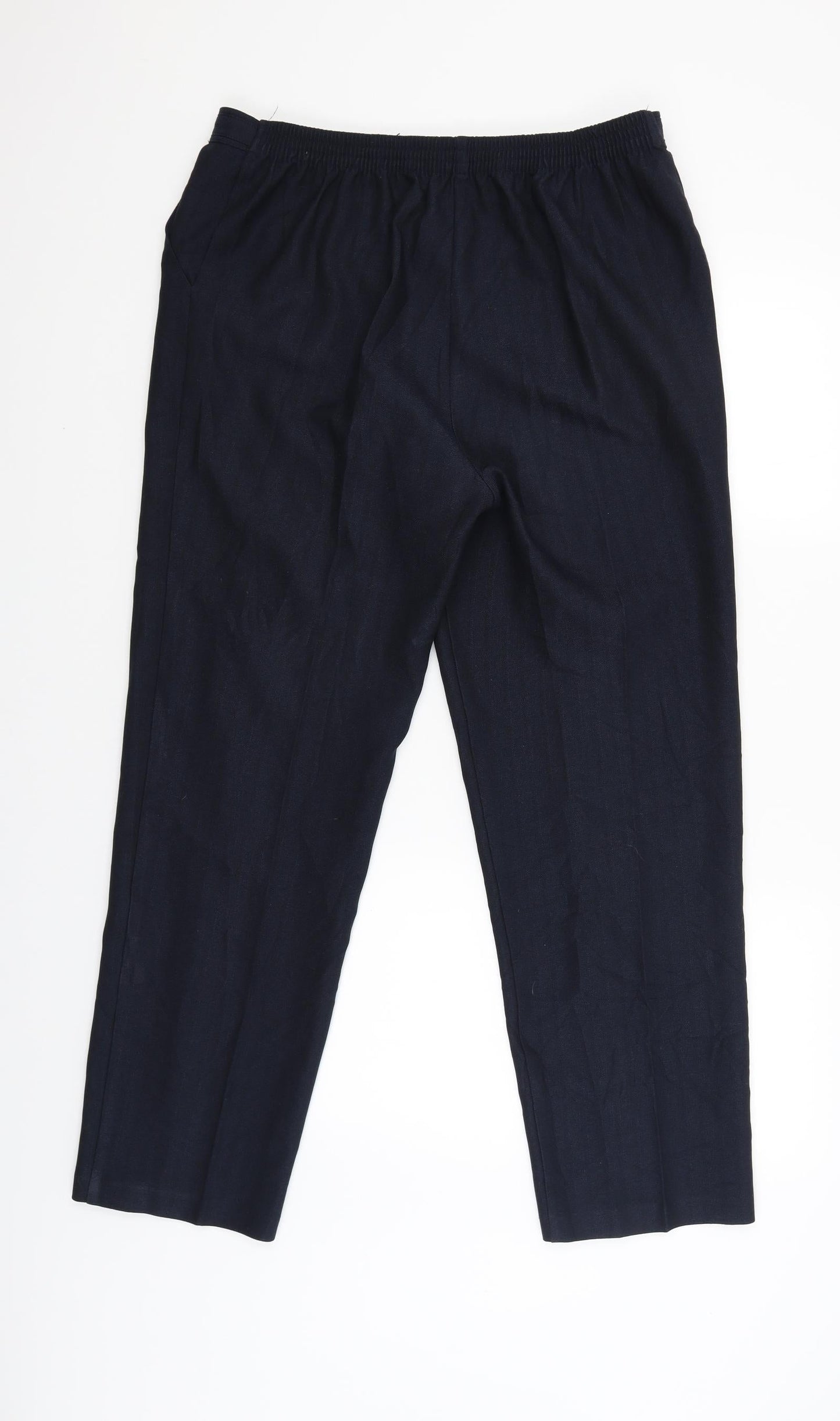 M&S Womens Blue   Jegging Trousers Size 14 L29 in