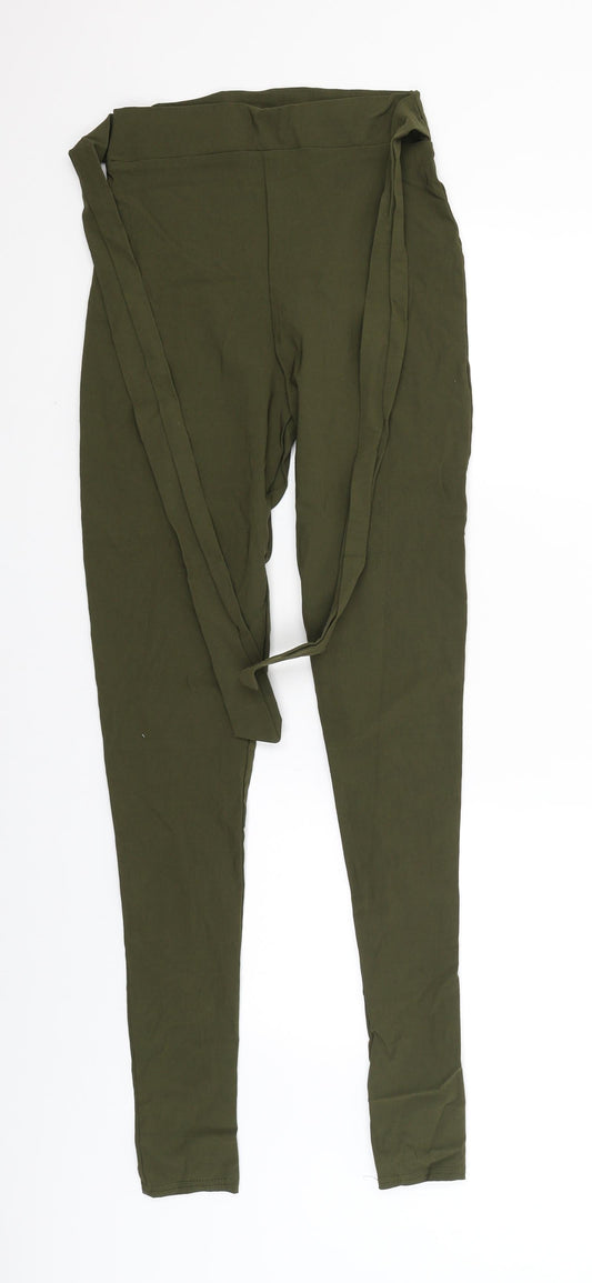 I SAW IT FIRST Womens Green   Capri Trousers Size 8 L33 in