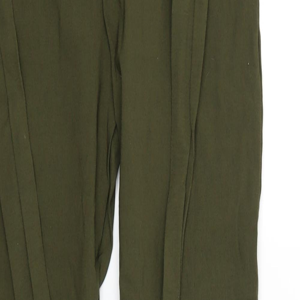 I SAW IT FIRST Womens Green   Capri Trousers Size 8 L33 in