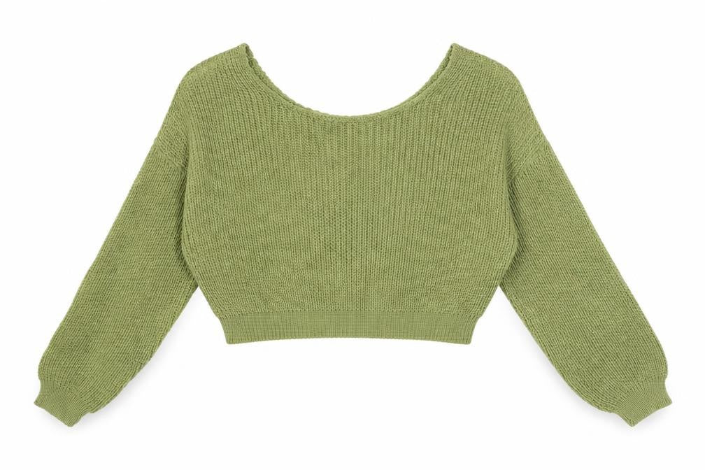 Boohoo Womens Green   Pullover Jumper Size M