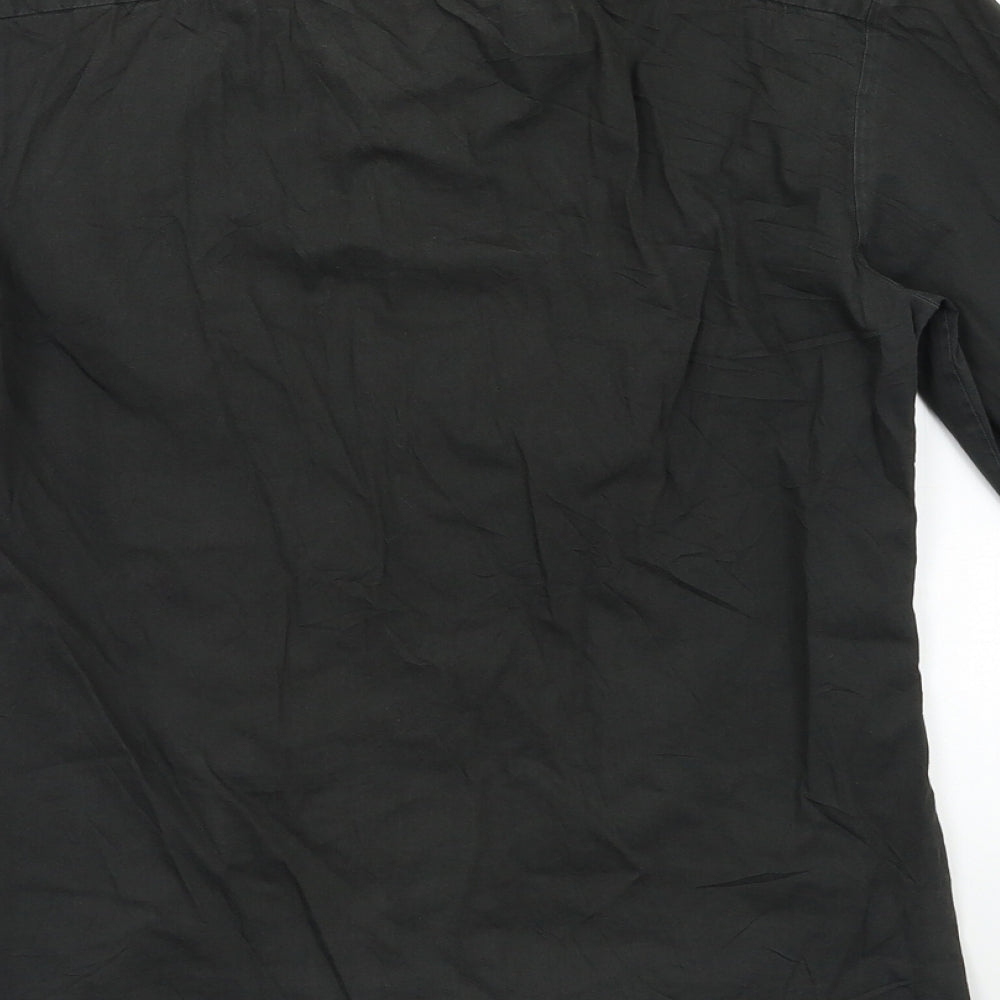 River Island Mens Green    Button-Up Size XS