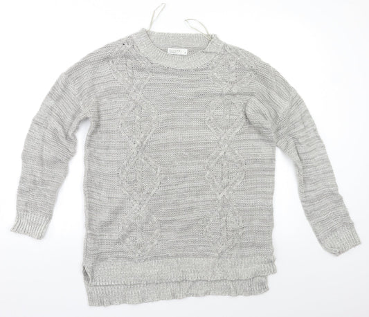Papaya Womens Grey   Pullover Jumper Size M