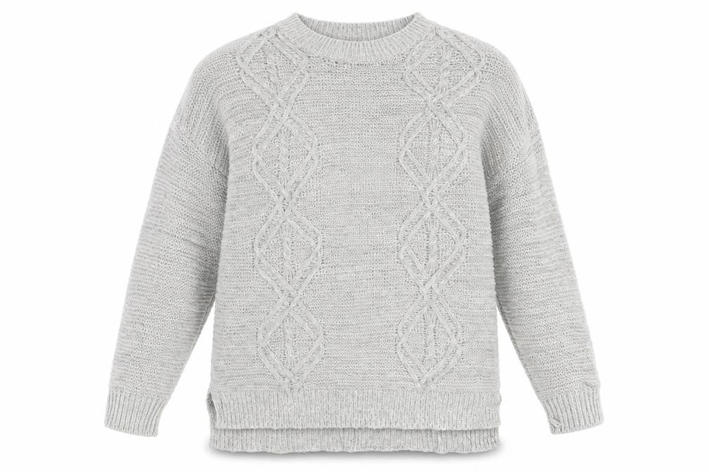 Papaya Womens Grey   Pullover Jumper Size M