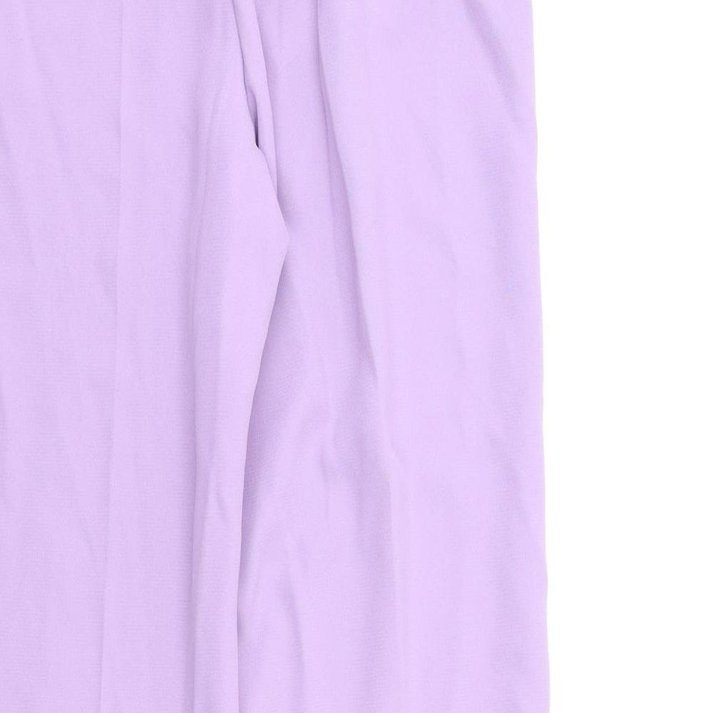 Stor Yo Womens Purple   Dress Pants Trousers Size 8 L28 in