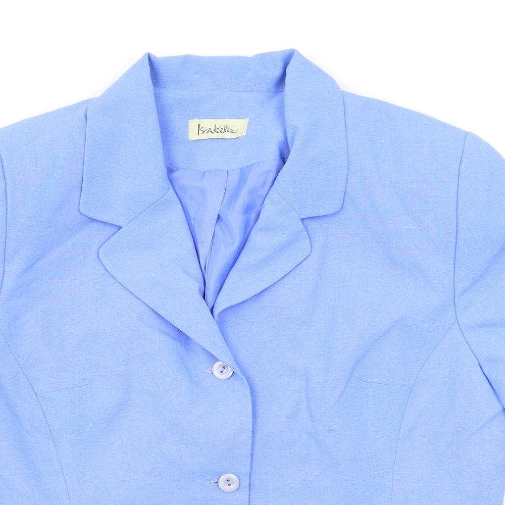 Isabelle Womens Blue   Jacket Blazer Size 14