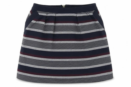 Promod Womens Multicoloured Striped  Peasant Skirt Size S