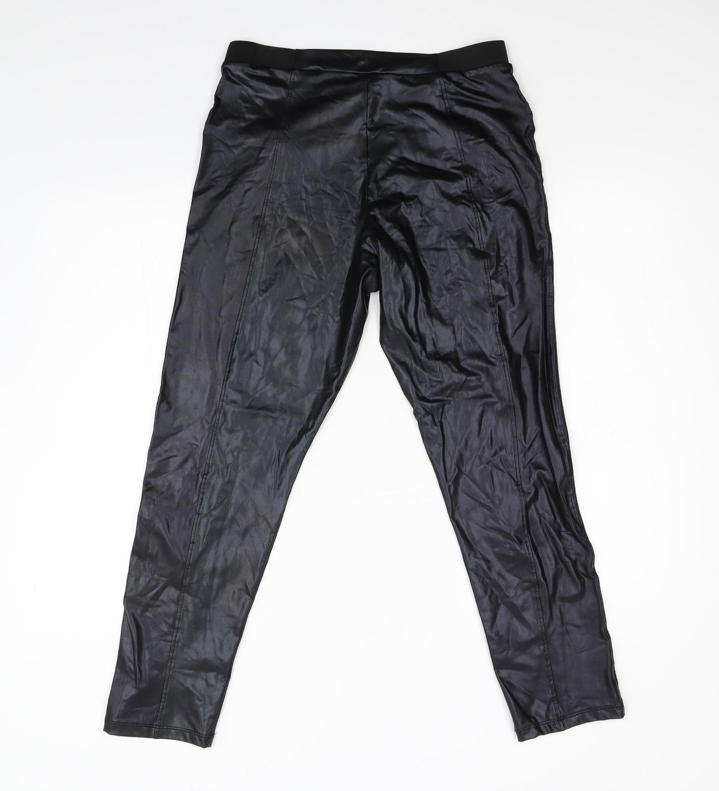 Boohoo Womens Black   Trousers  Size 8 L26 in