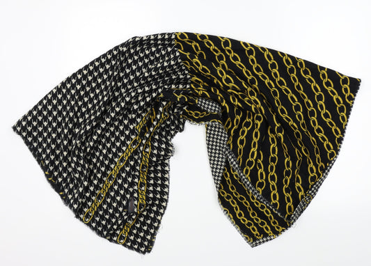 Primark Womens Black Fair Isle   Shawl/Wrap