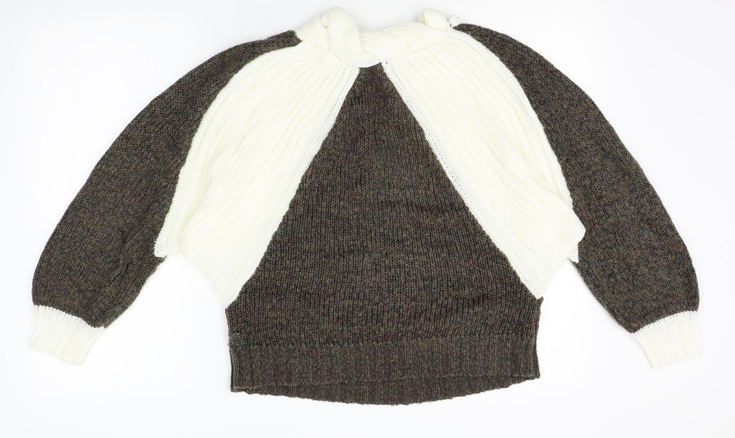 Anita Womens Brown   Pullover Jumper Size M