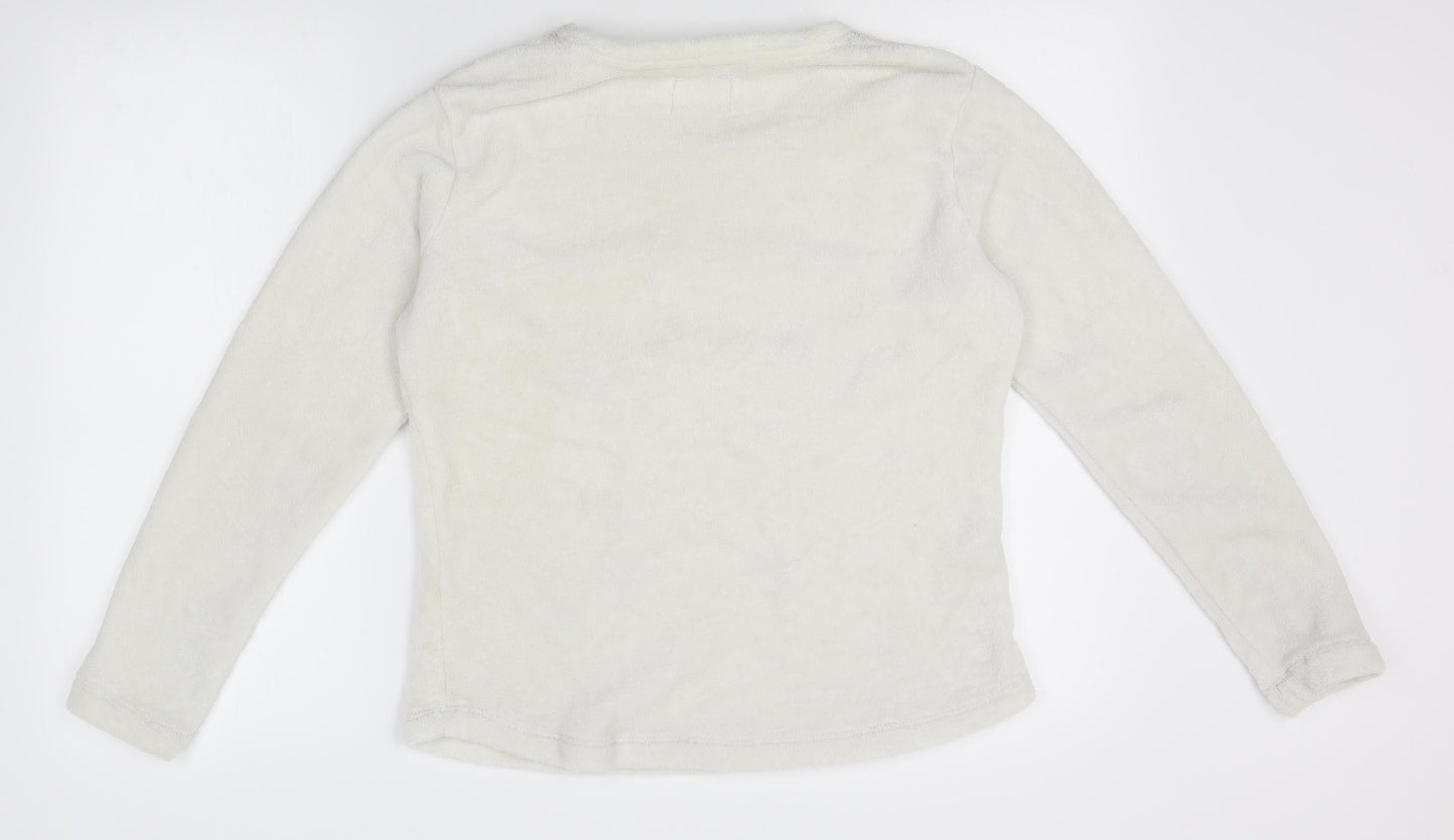 Matalan Womens White   Pullover Jumper Size M