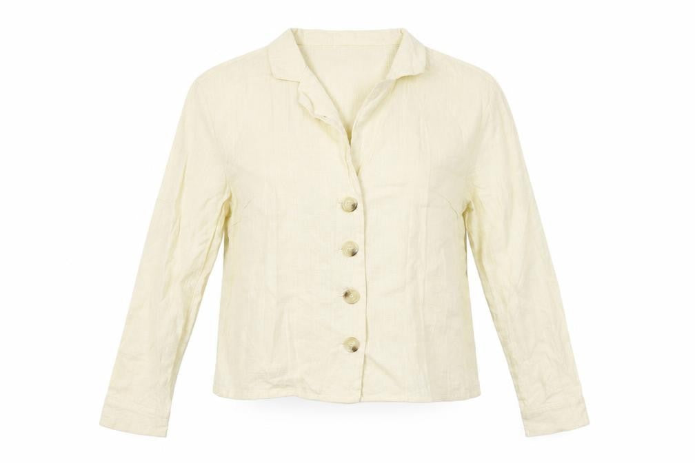 Nasty Gal Womens Yellow   Basic Button-Up Size 12