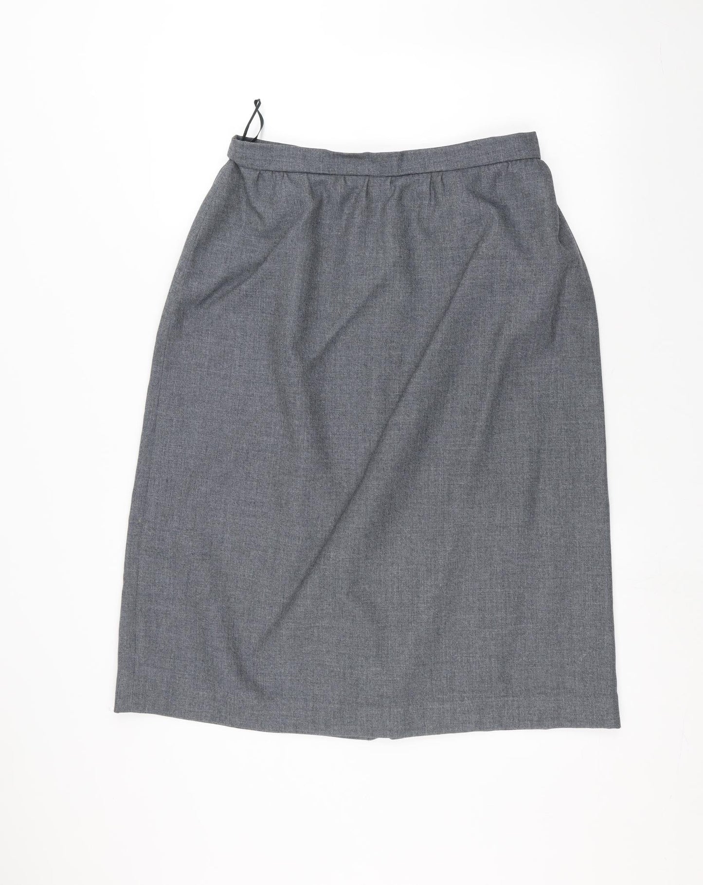 Preworn Womens Grey   A-Line Skirt Size 30 in