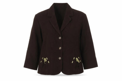 Studio Womens Brown   Jacket  Size 16